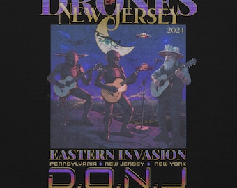 Drones of New Jersey Sci-Fi Folk Band Mystery Hoodie