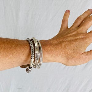 Karen Hill Tribe Silver Bangle. Lovely Shape! 0649 - Etsy Karen Hill Tribe Silver Bangle. Lovely Shape! 0649 - Etsy