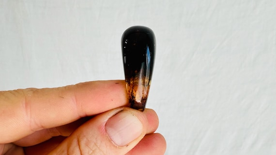 Solid Amber Ring. Size 5. 0506 - image 2