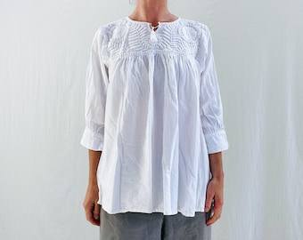 Hand-Embroidered Chamula Blouse. All Cotton.