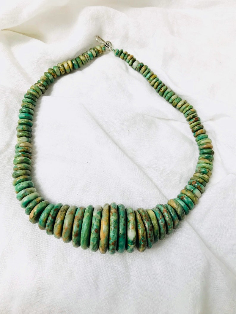 Mayan Guatemalita Jade Graduated Disks Choker Necklace. Etsy