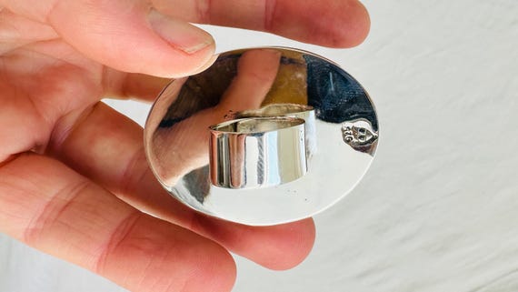 Adjustable Labradorite Sterling Silver Cocktail R… - image 6