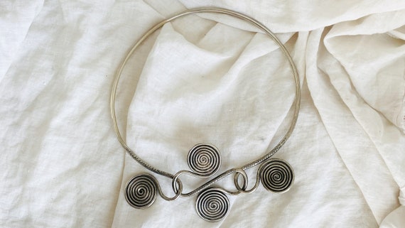 Southern China Antique Hmong Torc Necklace