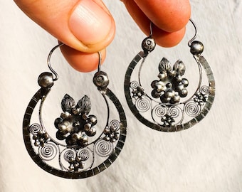 Arracadas Jerezanas Hoop Earrings. Zacatecas. Oversized. 4394