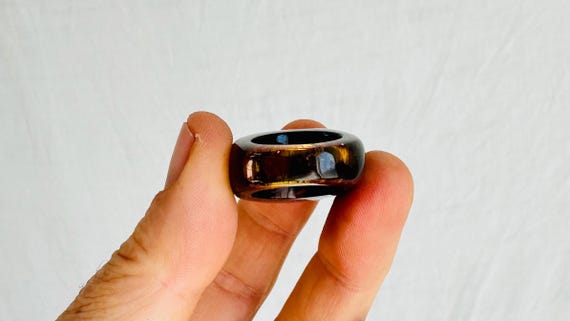 Solid Amber Ring. Size 5. 0506 - image 4