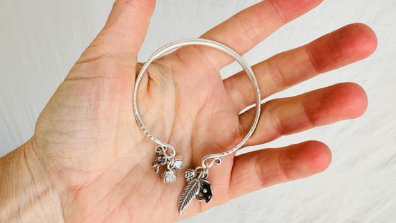Silver Charm Bracelet. Karen Hill Tribe of Thailand. 2117 - Etsy