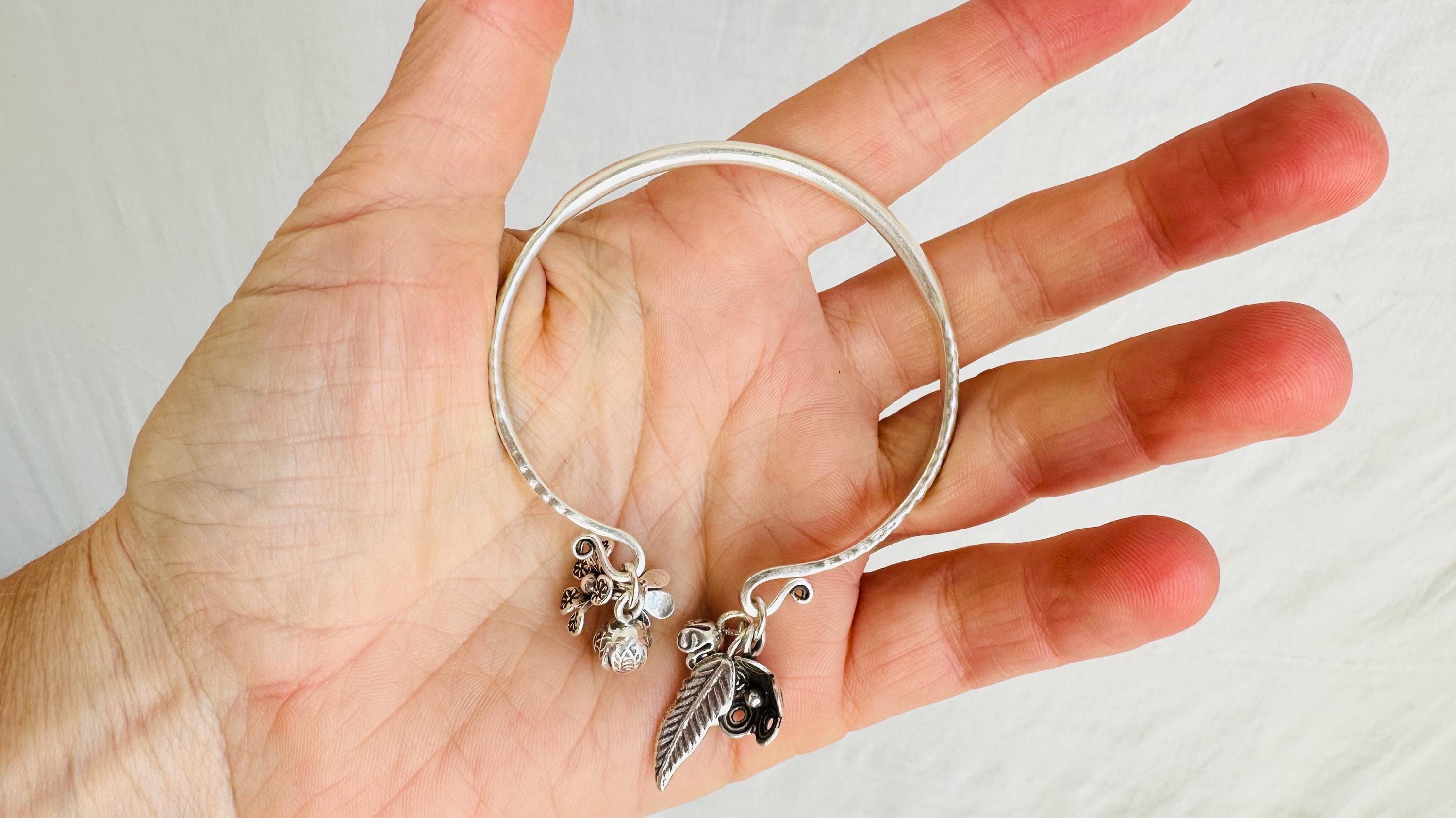 Silver Charm Bracelet. Karen Hill Tribe of Thailand. 2117 - Etsy