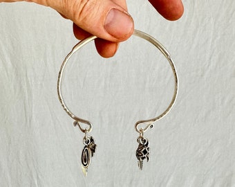 Silver Charm Bracelet. Karen Hill Tribe of Thailand. 0552