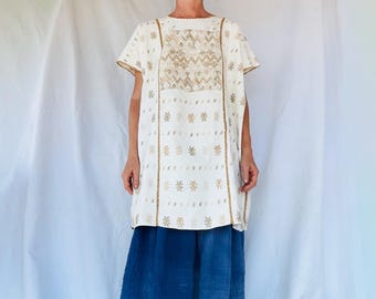Hand Woven Amuzgo Huipil Dress. Guerrero, Mexico. Rare.