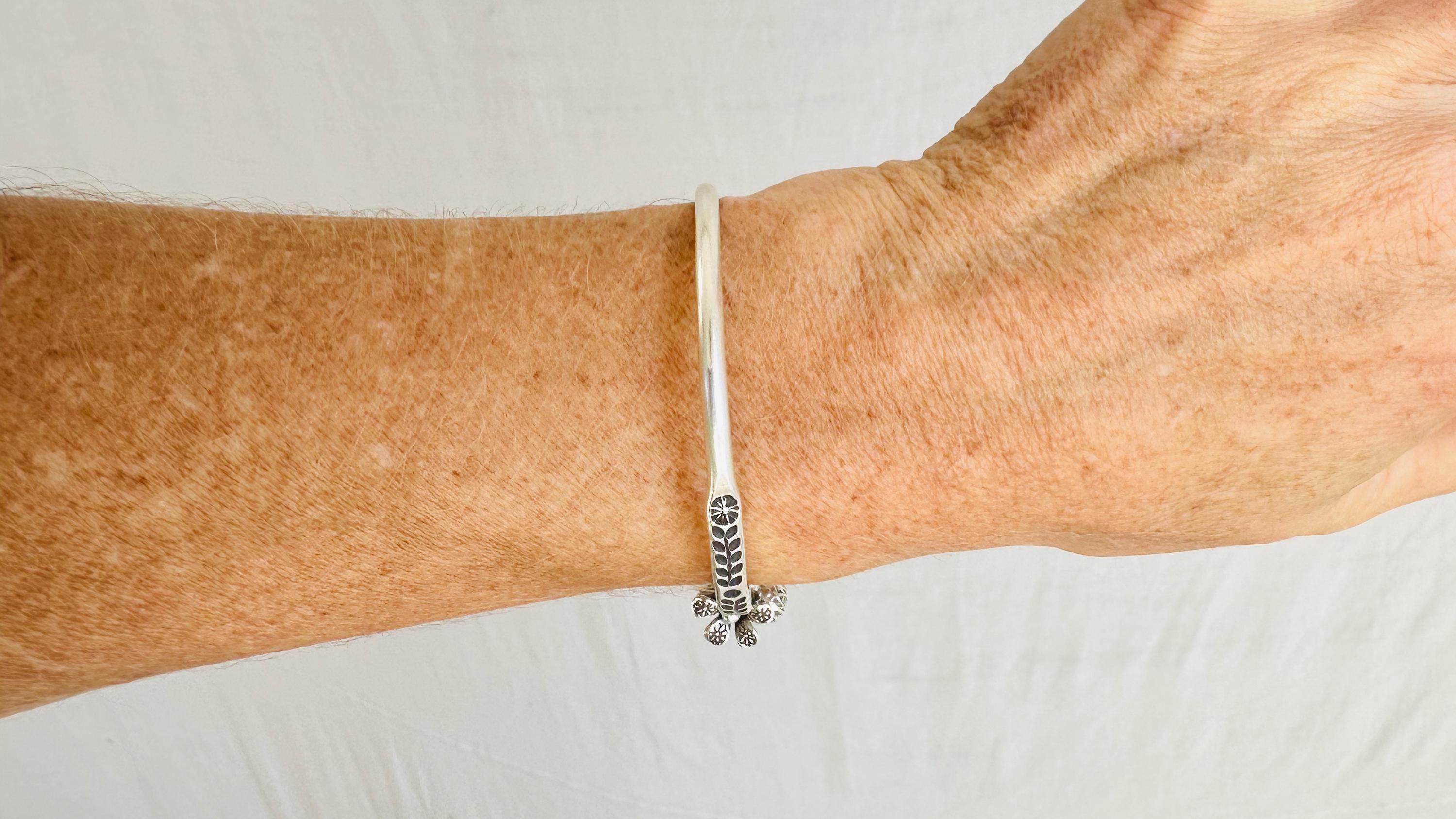 Silver Charm Bracelet. Karen Hill Tribe of Thailand. 2117 - Etsy