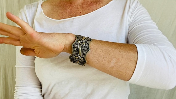 Antique Silver Berber Bangles. Exquisite! Sterling - image 4