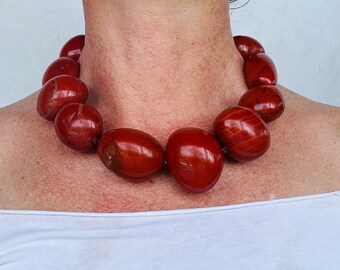 Red Jasper Necklace.