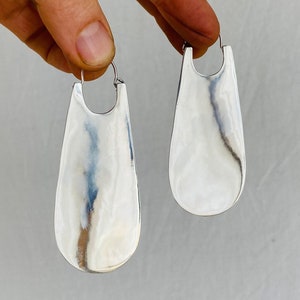 Long Sterling Silver Earrings. Atelier Aadya 0235
