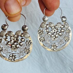 Arracadas Jerezanas Hoop Earrings. Zacatecas. Oversized. AP-473