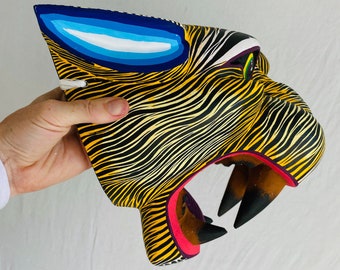 Jaguar Alebrije Mask. GIGANTIC! Oaxaca, Mexico. Spirit Animal. 4230