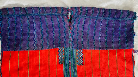 Vintage Guatemalan Huipil.  Hand-woven Embroidered - image 5