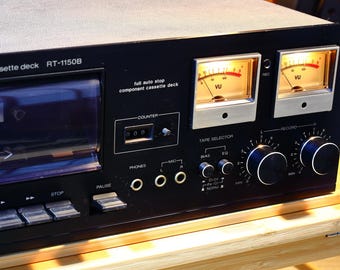 TEAC A-350 Vintage Stereo Cassette Deck • Dolby System • Wood