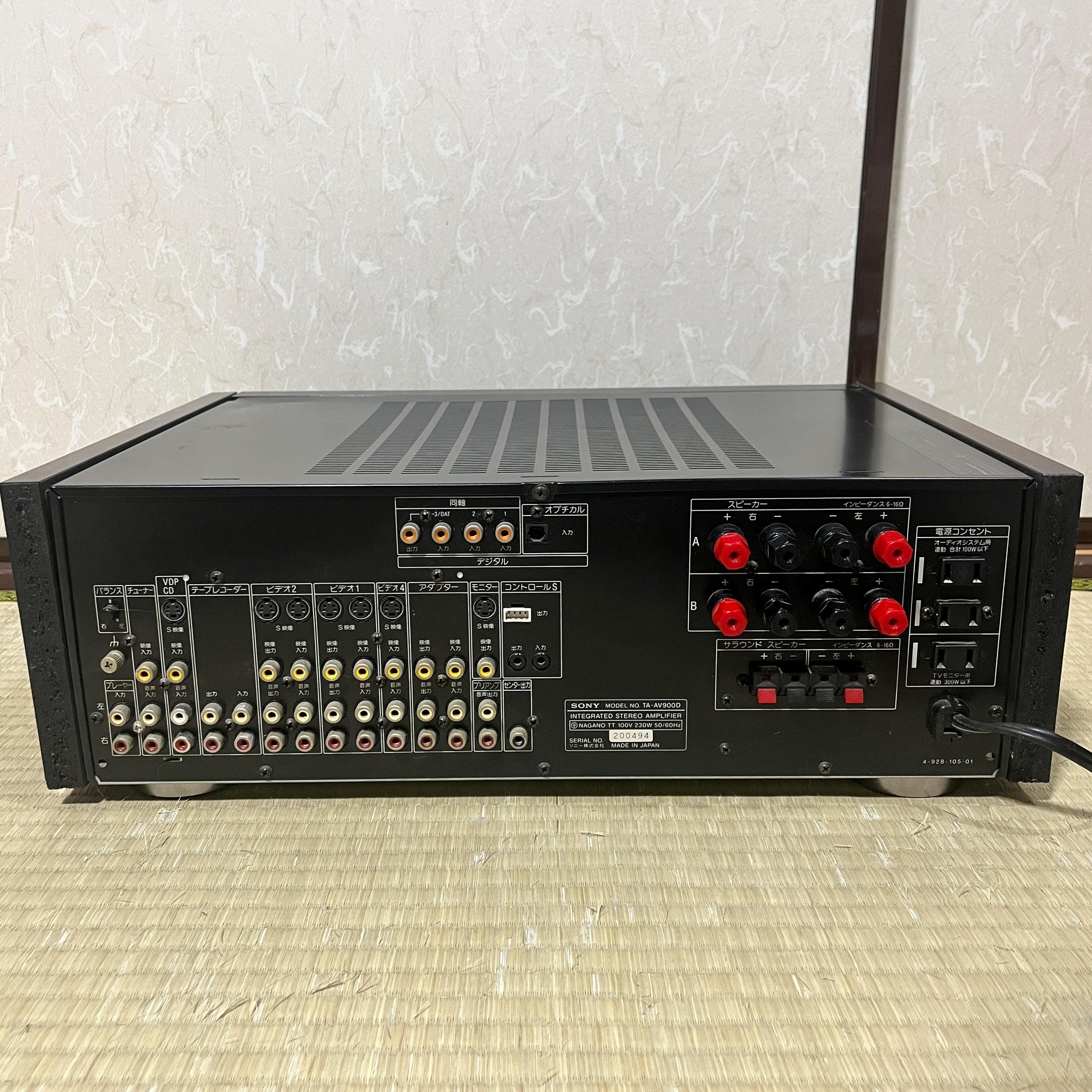 ソニー TA-AV900D ビンテージアンプ – デジタルオーディオ/ビデオ