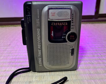 AIWA TP-600 Portable Cassette Recorder – Vintage Voice Recorder, Fully Working
