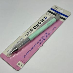 Tombow Mono Graph Pastel Color Mechanical Pencil & Eraser 0.5mm  -Made in Japan