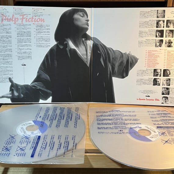 Pulp Fiction Laserdisc | Japan Release | English Audio | Cover