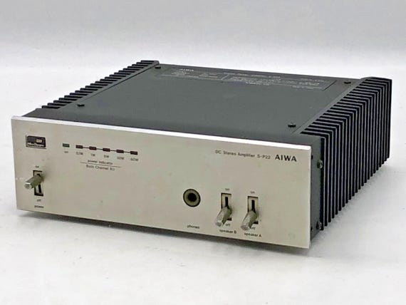 Vintage Aiwa S-P22 DC Stereo Power Amplifier Tested Works - Etsy