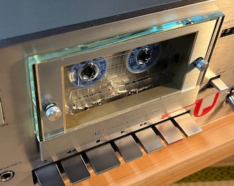 TEAC A-350 Vintage Stereo Cassette Deck • Dolby System • Wood