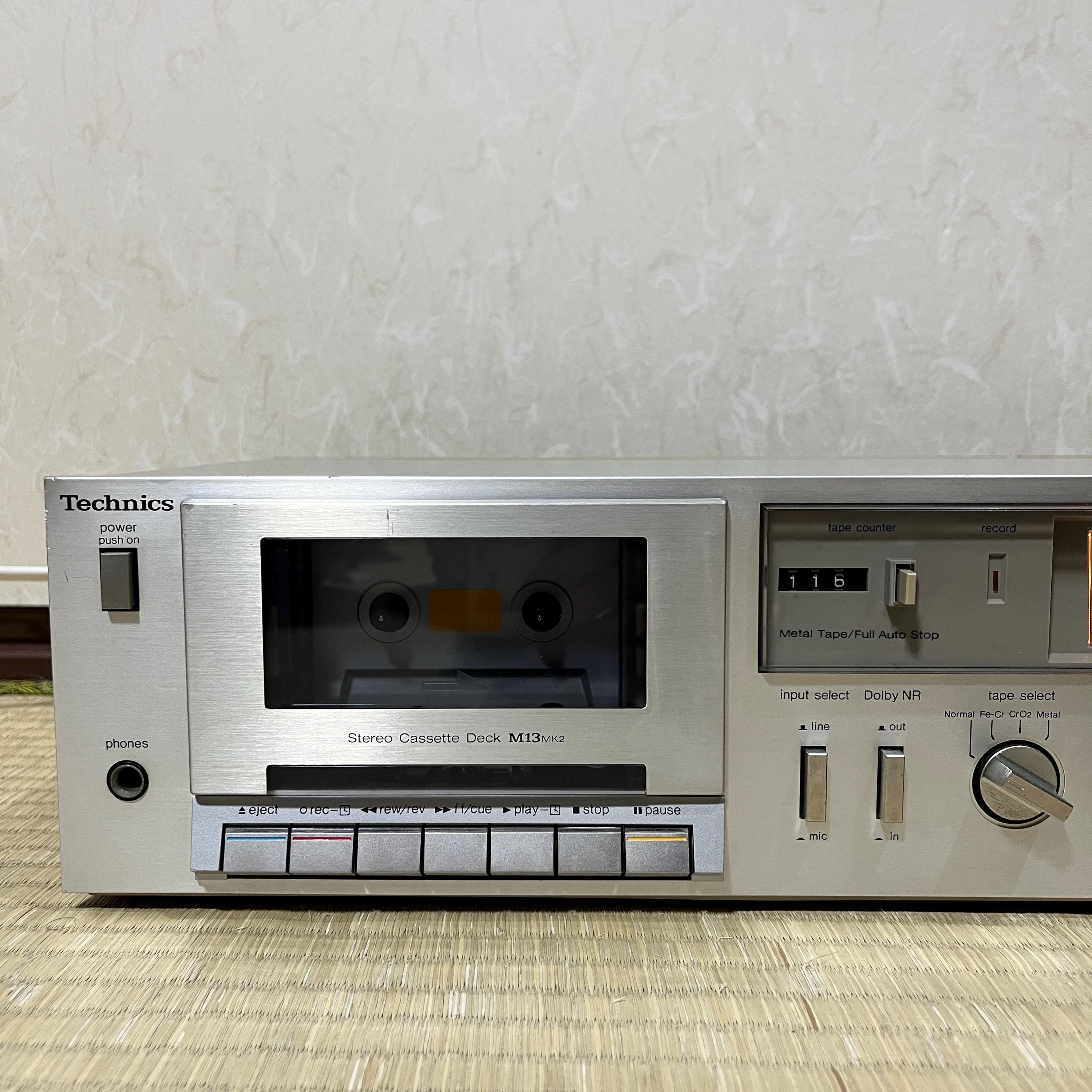 ビンテージ テクニクス RS-M13 MK2 ステレオカセットデッキ — 完全動作