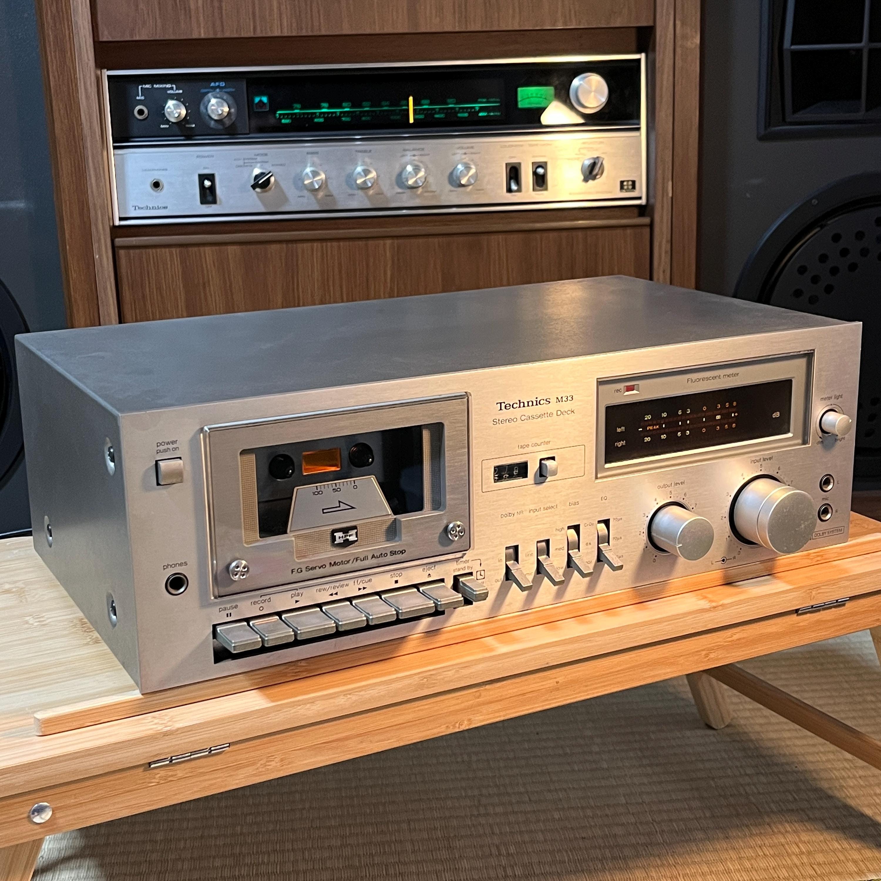Technics RS-M33 Cassette Deck | Vintage 1979 Hifi Tape Deck