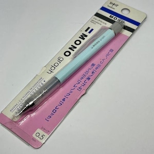 Tombow Mono Graph Pastel Color Mechanical Pencil & Eraser 0.5mm  -Made in Japan