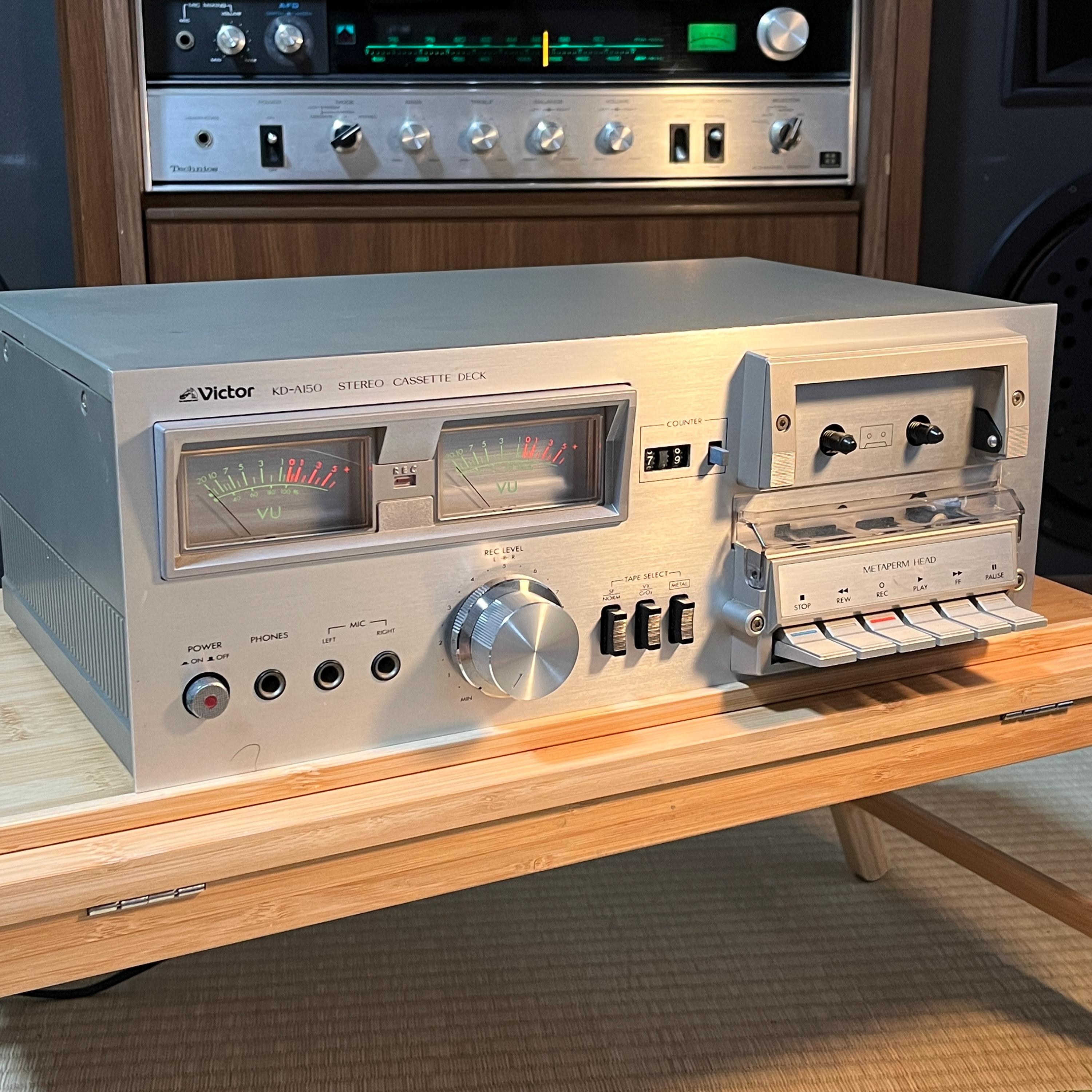 Victor KD-A150 Cassette Deck | Vintage JVC Stereo Tape Deck