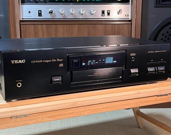 TEAC CD-P3450 Vintage CD Player | Audiophile 1-Bit Dac | Optical Output | Rare Japanese Model
