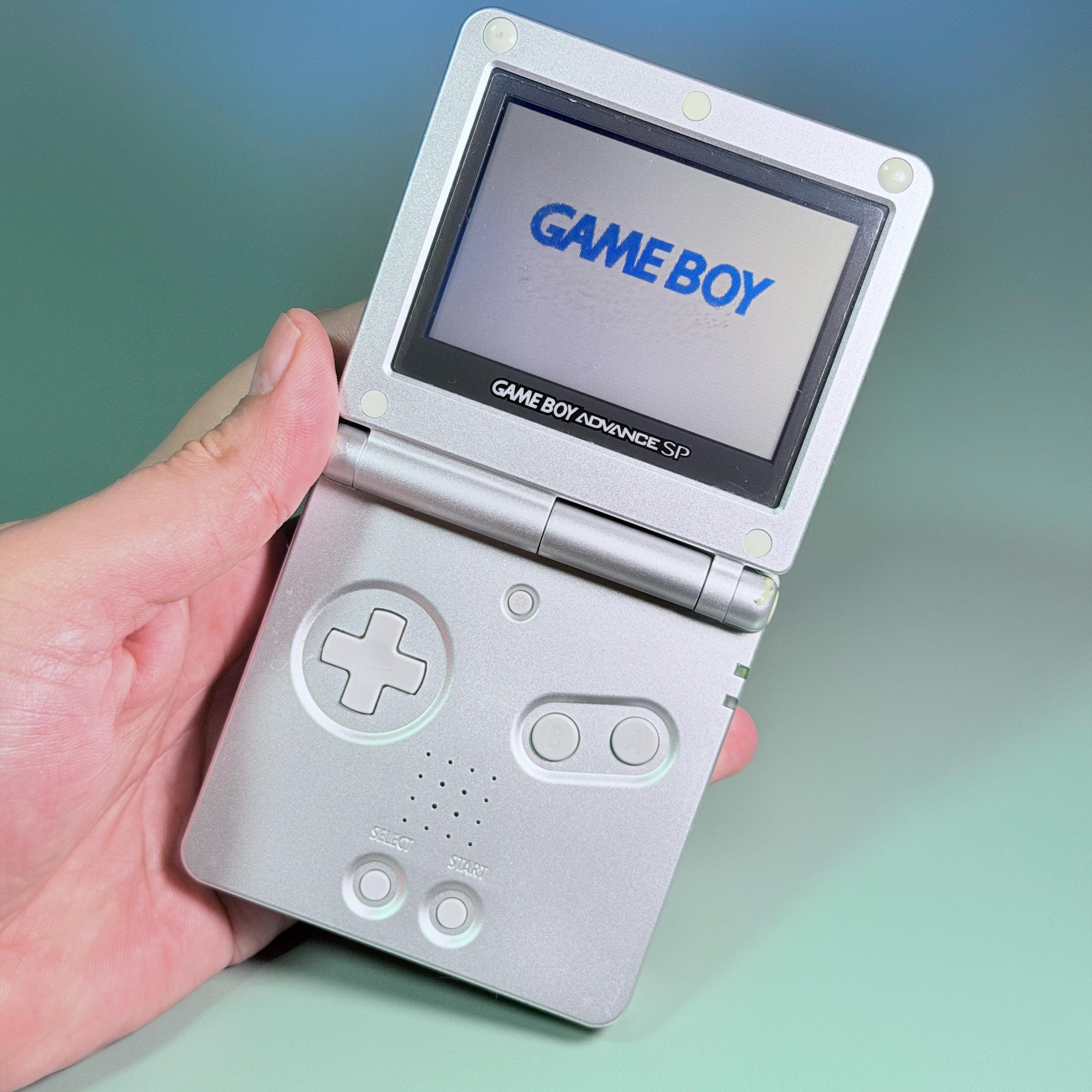 222 ゲームボーイアドバンスSP GBASP シルバー ゲームボーイsp 