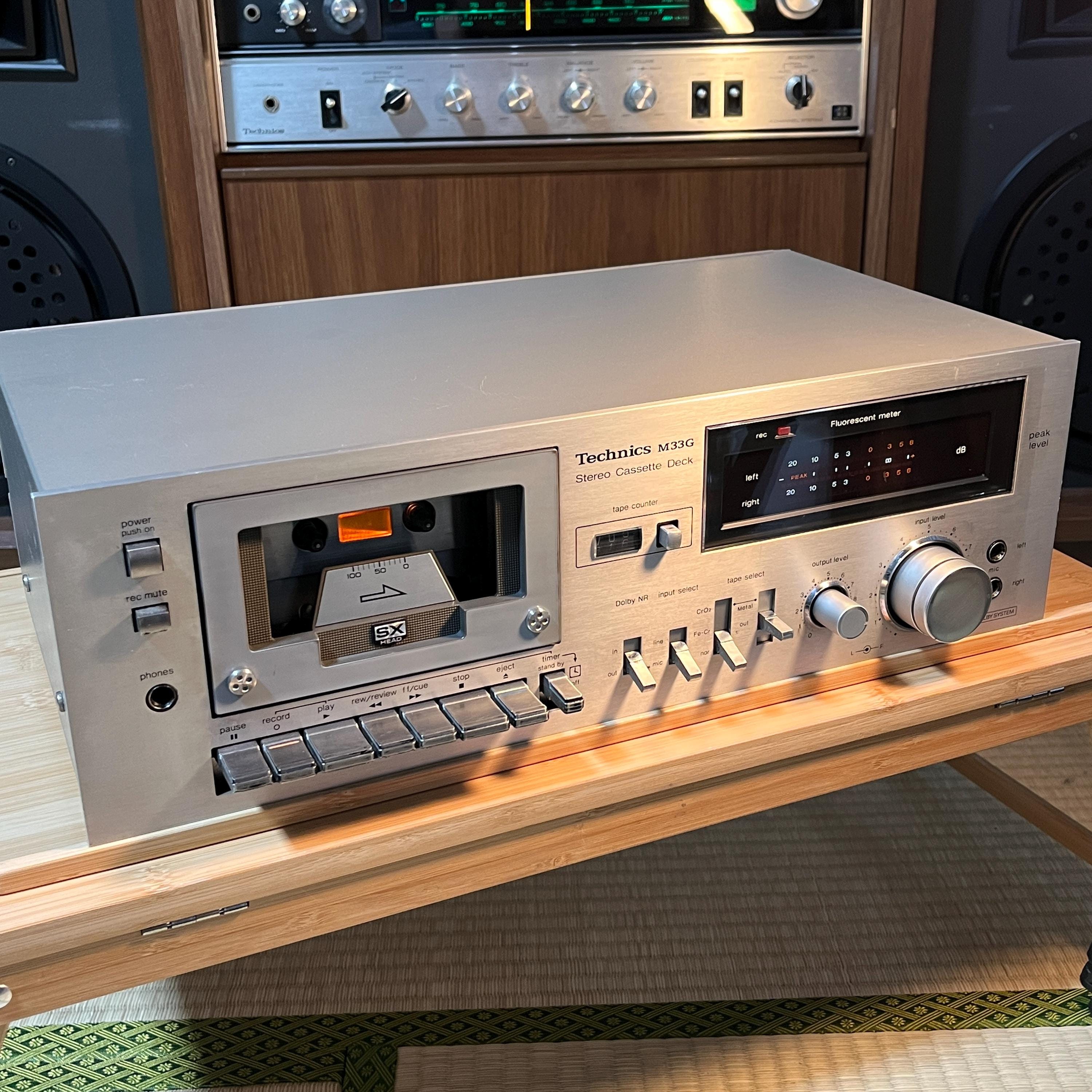 Technics RS-M33G Cassette Deck | Vintage Hi-fi Tape Deck | Cleaned