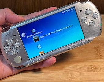 Sony PSP-3000 Black - Good Condition - Charger + New Battery