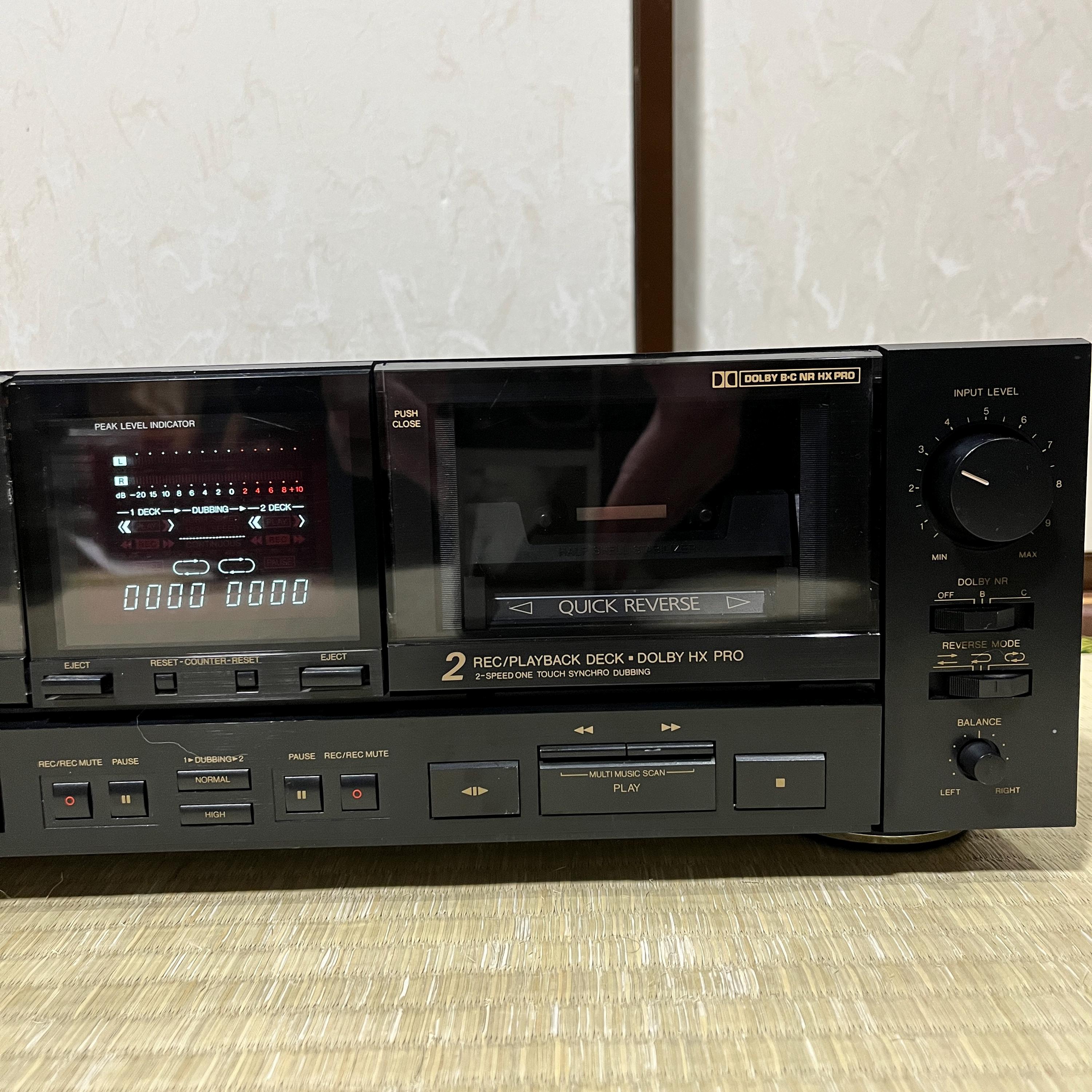 Victor TD-WR531 Twin Quick Reverse Cassette Deck – Vintage JVC