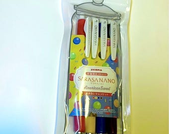 Miffy Melanie Boris Limited Zebra Sarasa Nano 0.3mm Gel Pen 4pcs