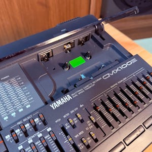 Yamaha CMX-100 III zwarte cassette-multitracker | Blokfluit | Voor onderdelen of reparatie