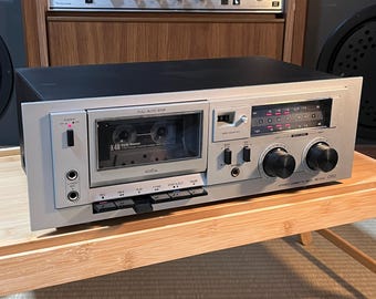 TEAC A-350 Vintage Stereo Cassette Deck • Dolby System • Wood