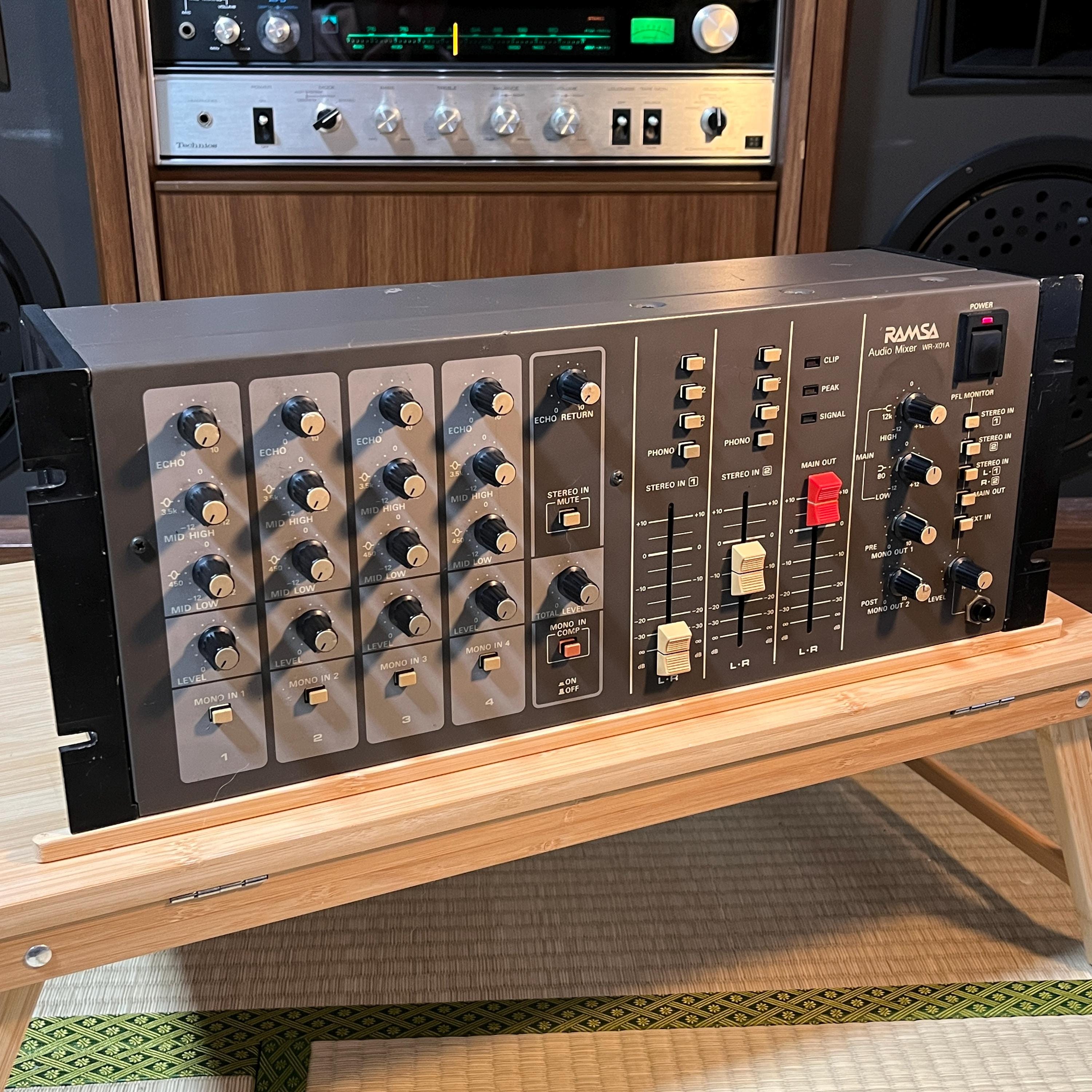 RAMSA WR-X01A Analog Audio Mixer | Panasonic Vintage PA Mixer