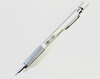 Muji Balanced Druckbleistift 0,5 mm Weiß - Ergonomisches Design aus Japan