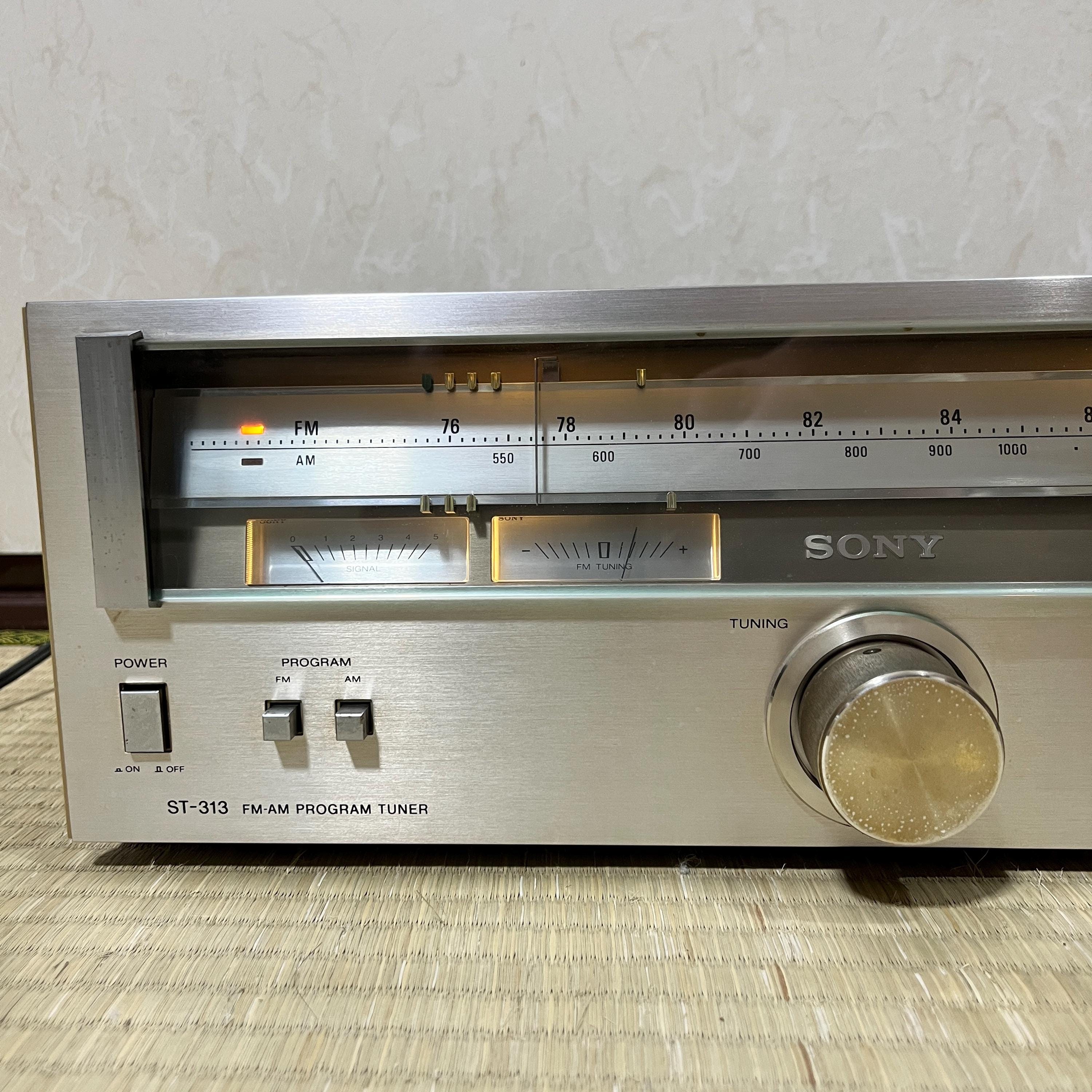 Vintage Sony ST-313 AM/FM Stereo Tuner – Fully Working – Japanese