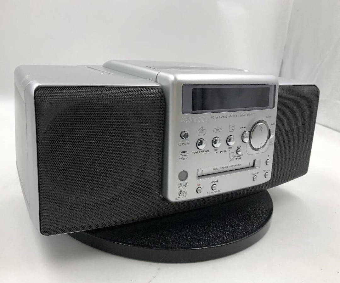 ケンウッド MDX-L1-W CD MDラジオ パーソナルステレオシステム（日本製