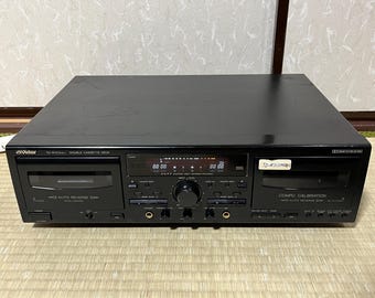 Victor JVC Dual Cassette Deck • Hi-Fi Component (Needs Repair)