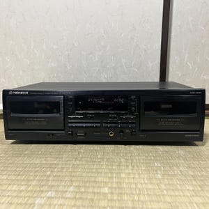 Pioneer T-W01AR Stereo Double Cassette Deck – Working Condition Vintage Hi-Fi Japan