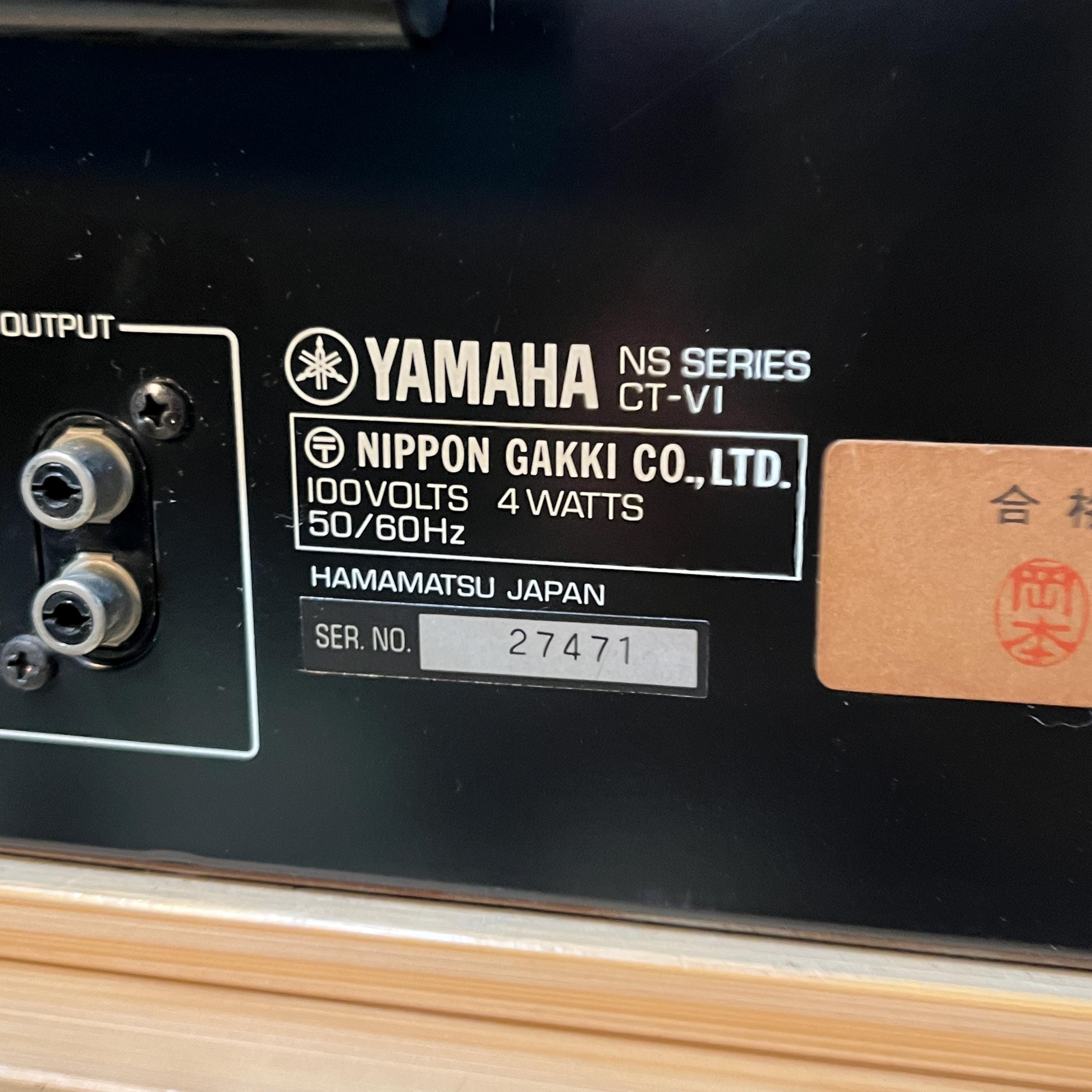 Yamaha CT-V1 Vintage AM/FM Stereo Tuner | Nfb / Pll / Mpx Circuits
