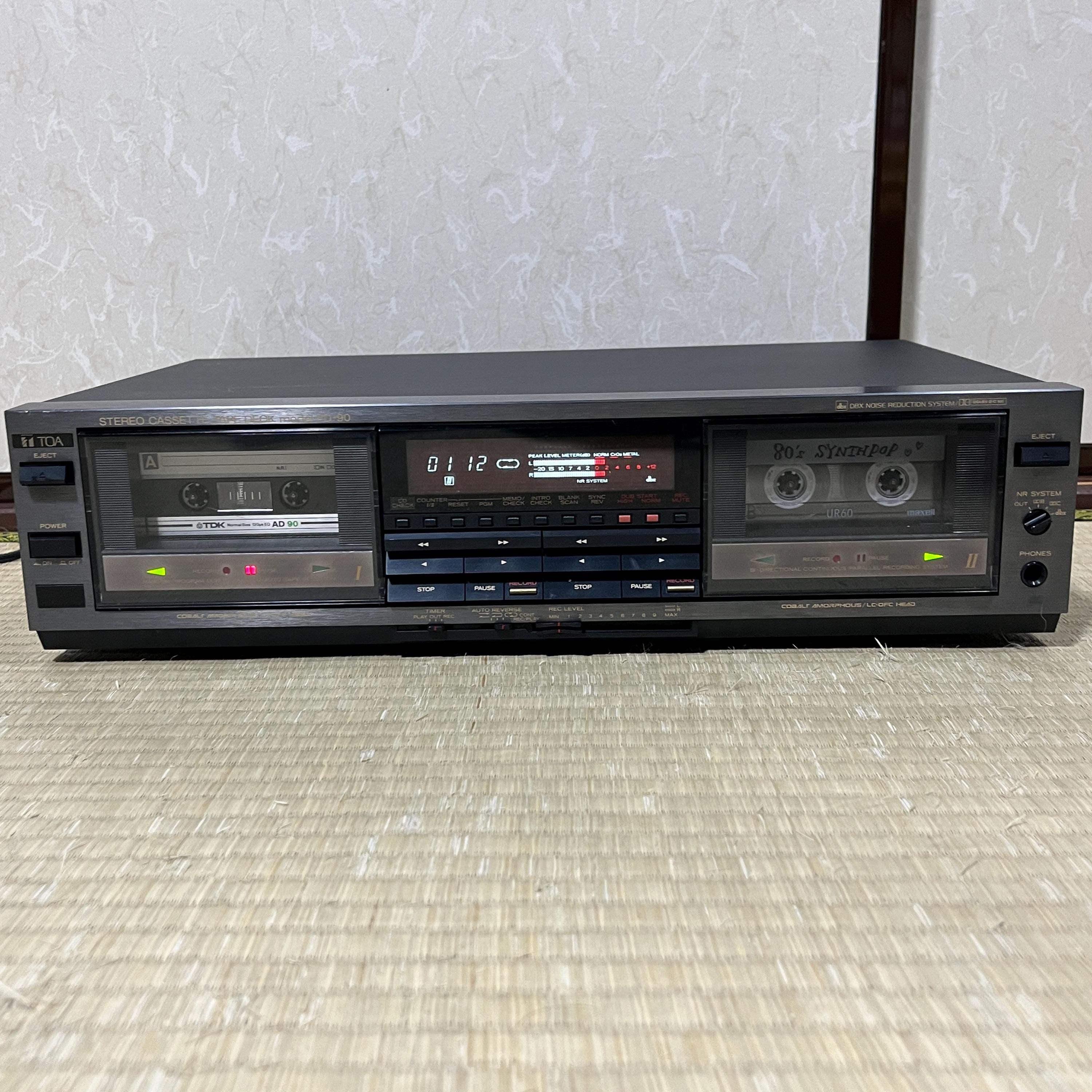Vintage TOA FD-90 Auto-reverse Stereo Cassette Deck - Etsy