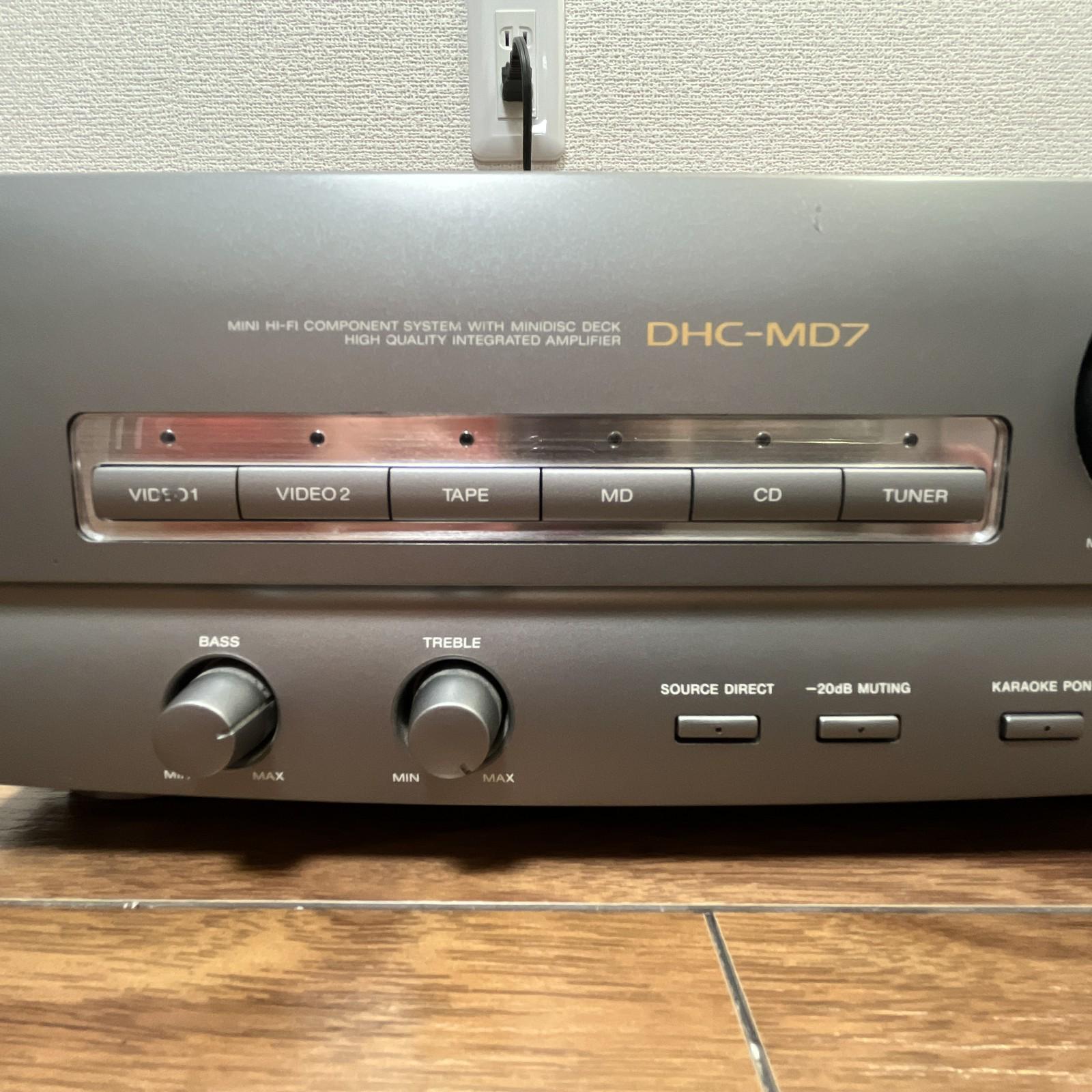 ワンオーナー】SONY ソニー ミニコンポ DHC-MD7 アンプ TA-M7