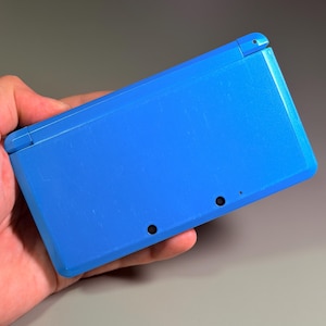 Consola 3DS vintage azul claro / Modelo japonés / Cargador incluido