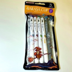 Zebra Sarasa Clip Limited Edition Witch Series  0.5mm 5SET Ball Pens Japan